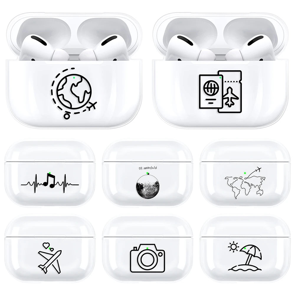 Estuche rígido transparente para AirPods