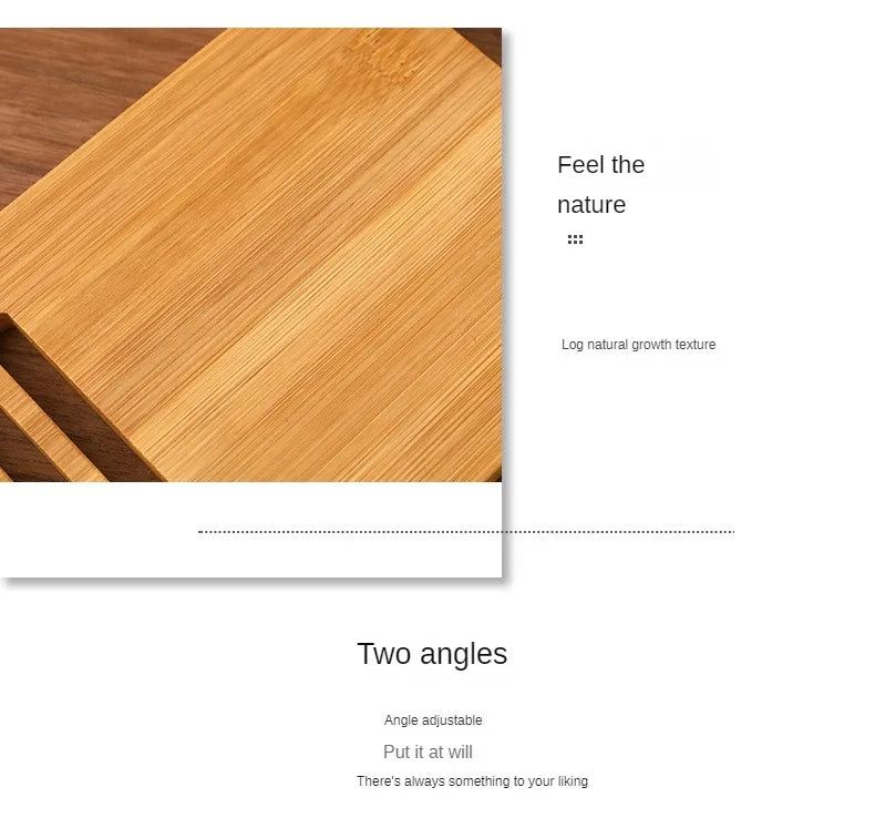 Soporte de madera para teléfono de escritorio