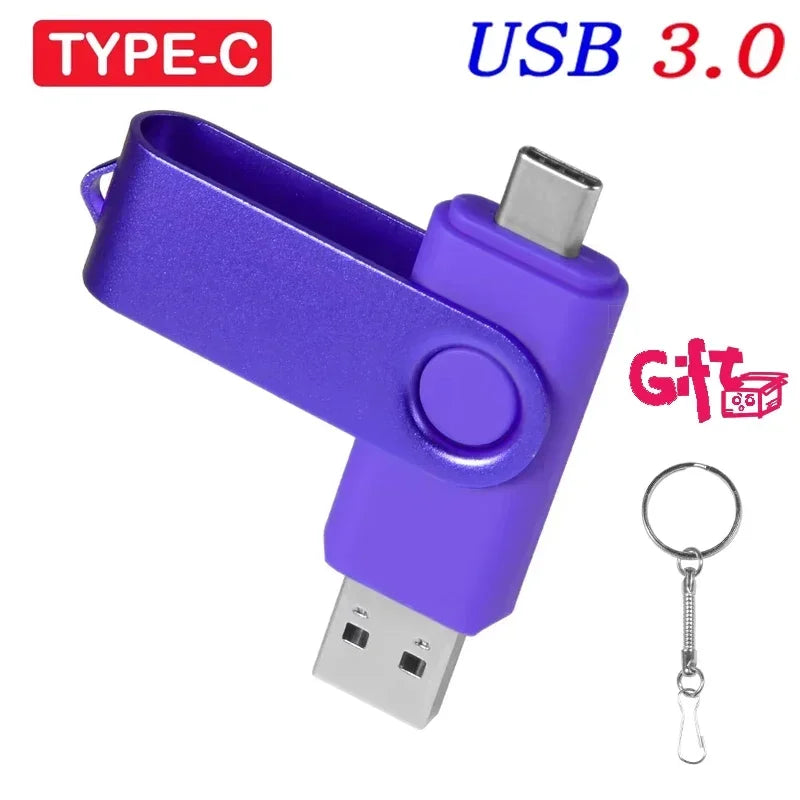 USB 3.0 Flash Drive 128 GB to 4 GB