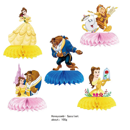 Disney "Beauty and the Beast" party decorations 