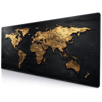 Mouse Pad with World Map Design