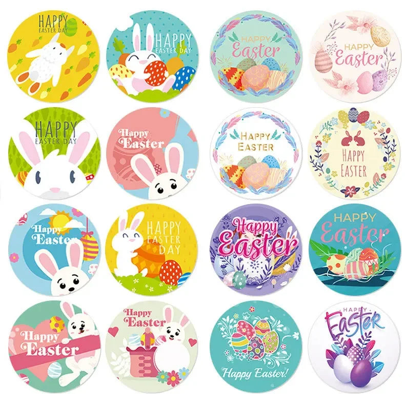 Easter bunny decoration stickers 