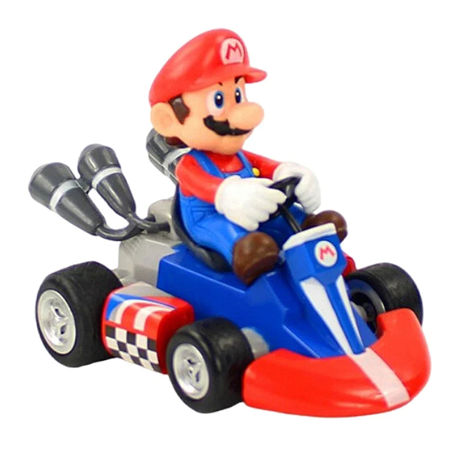 Super Mario Pull Back Cars