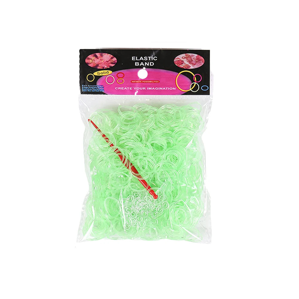 600x Colorful Loom Rubber Bands 