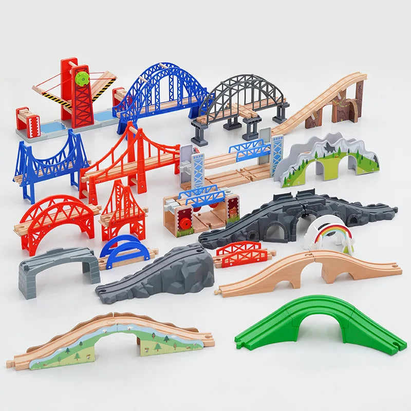 Wooden rails accessories/ railway bridges 