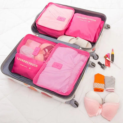 6-teiliges Reise-Organizer Set