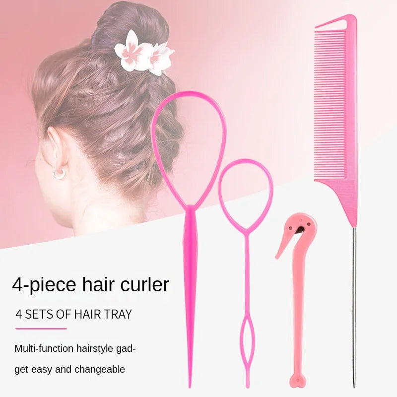 Juego de 4 piezas para peinar el cabello