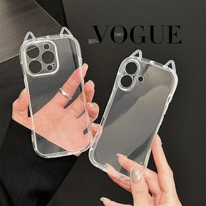 Funda para iPhone con orejas de gato