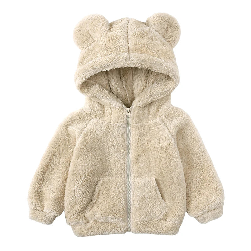 Children's jacket with bear ears