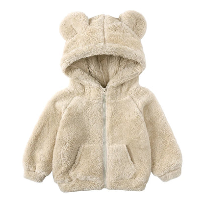 Children's jacket with bear ears