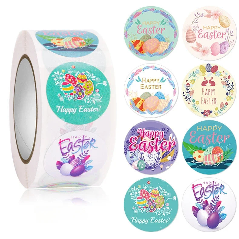 Easter bunny decoration stickers 