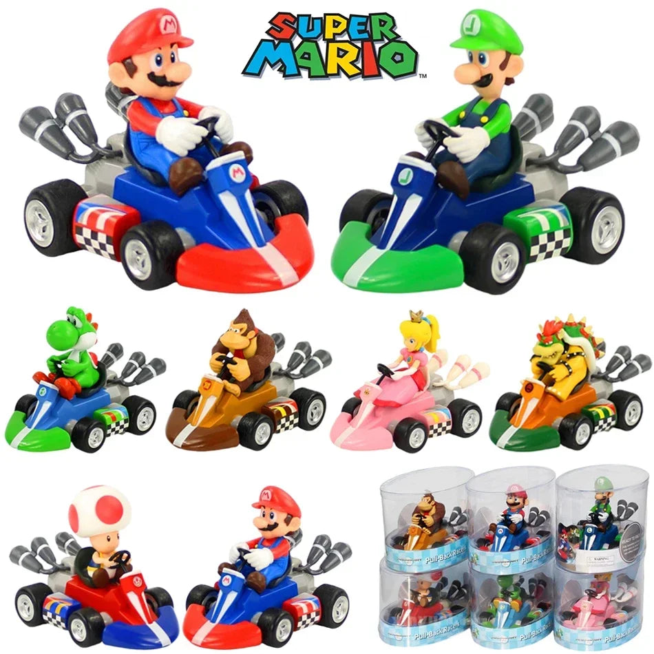 Super Mario Pull Back Cars