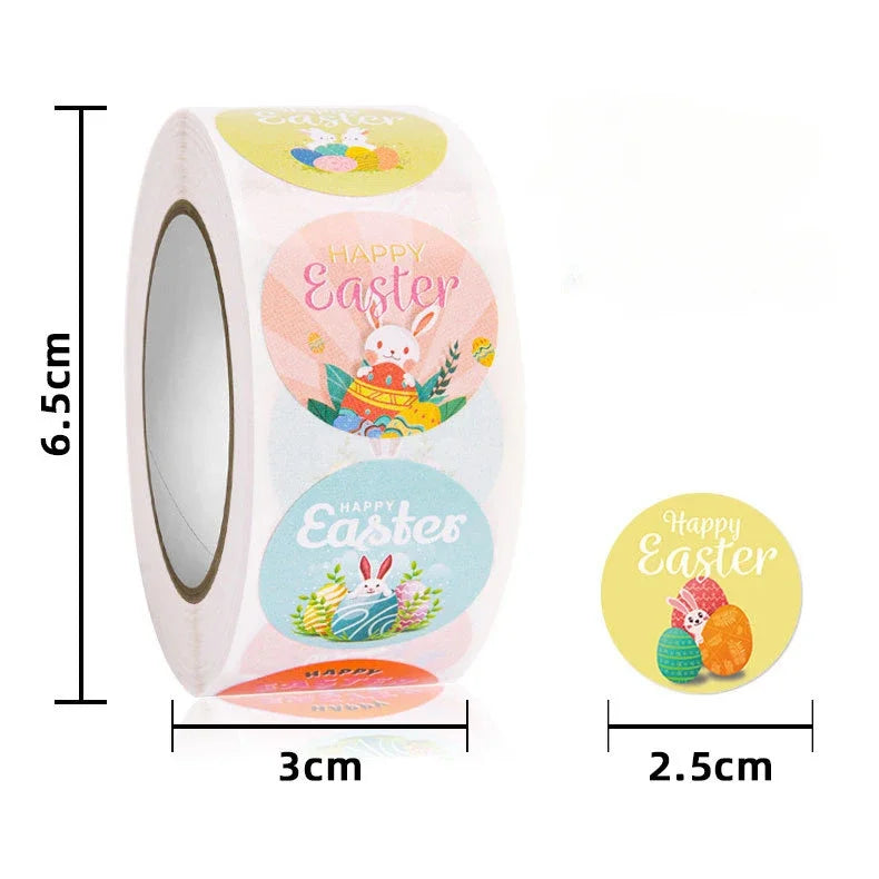 Easter bunny decoration stickers 