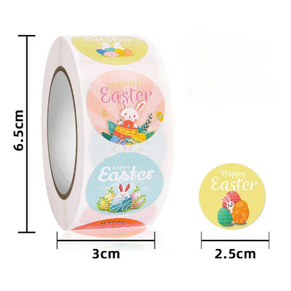 Easter bunny decoration stickers 