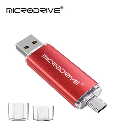 Memoria USB-C y USB 2.0 OTG