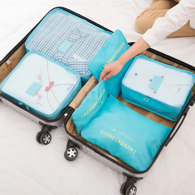 6-teiliges Reise-Organizer Set