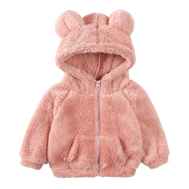 Children's jacket with bear ears