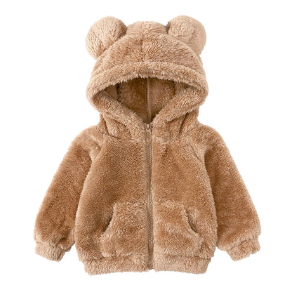 Children's jacket with bear ears