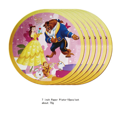 Disney "Beauty and the Beast" party decorations 