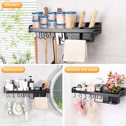 Wall-mounted kitchen shelf 