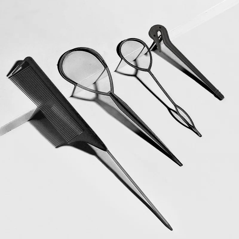 Juego de 4 piezas para peinar el cabello