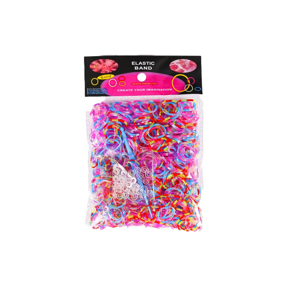 600x Colorful Loom Rubber Bands 