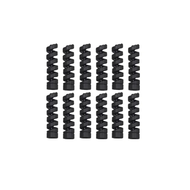 Set of 12 cable protection spirals