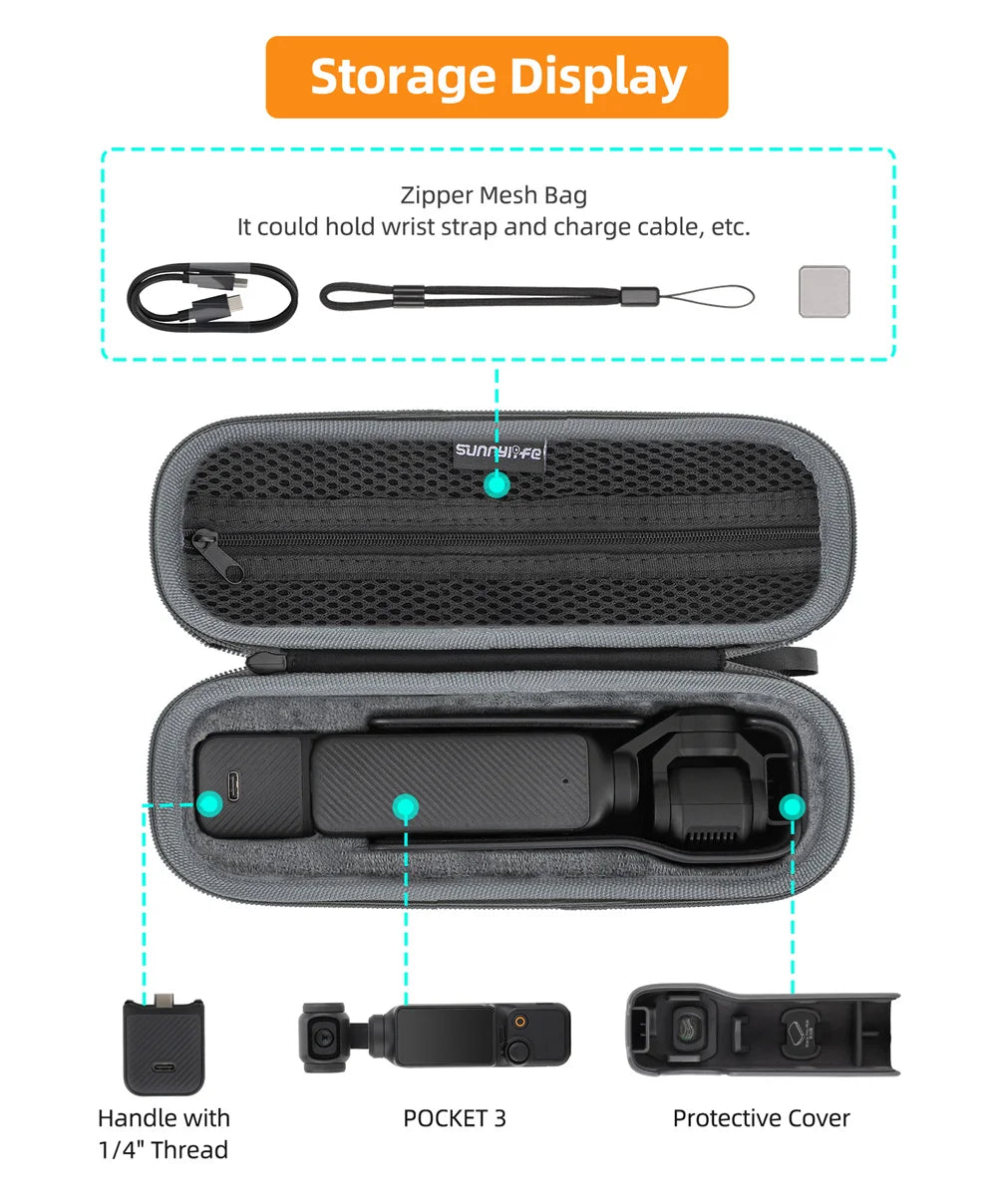 Waterproof Storage Bag for DJI Osmo Pocket 3