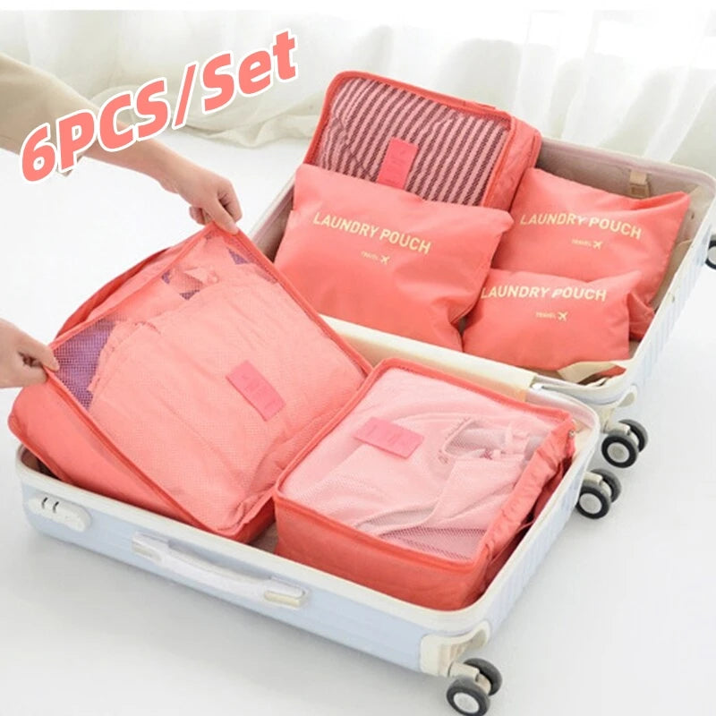 6-teiliges Reise-Organizer Set