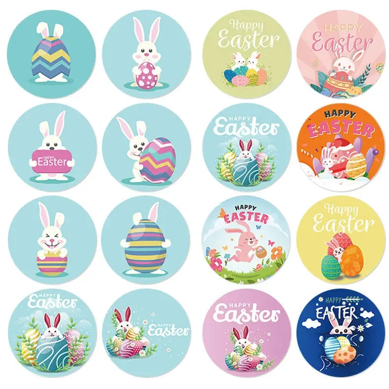 Easter bunny decoration stickers 