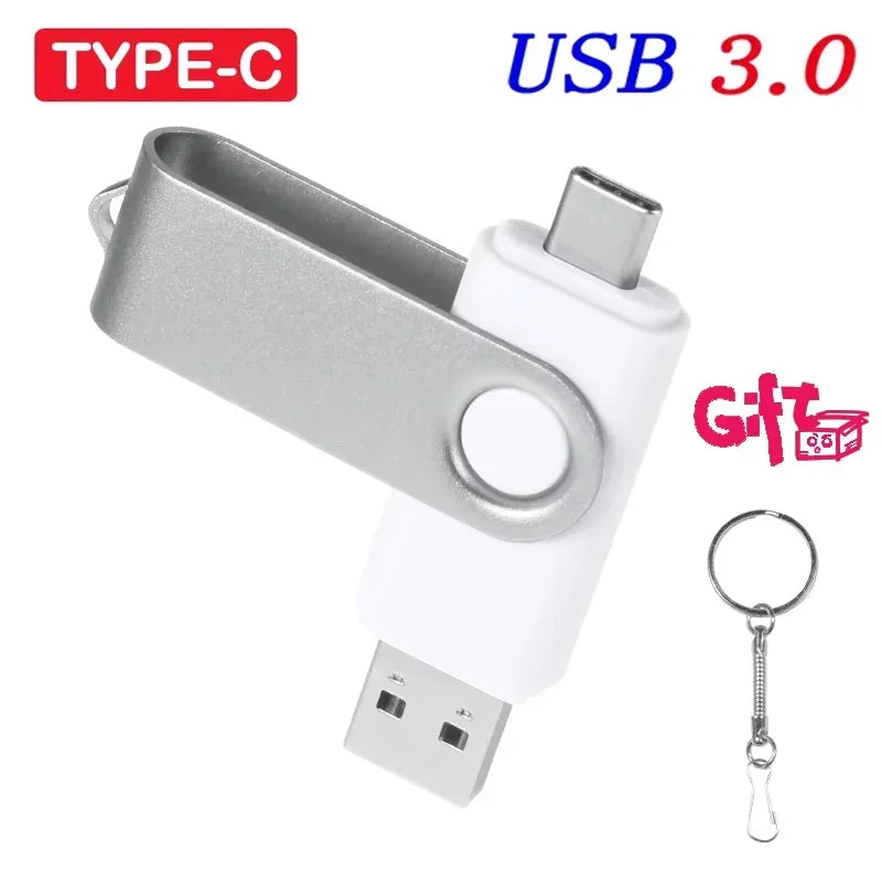 USB 3.0 Flash Drive 128 GB to 4 GB