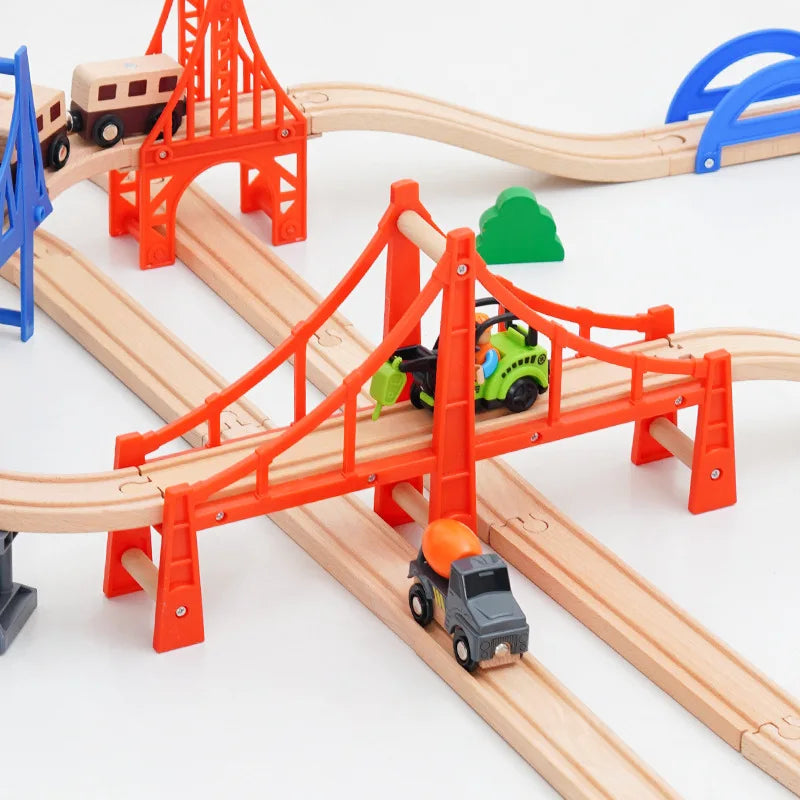 Wooden rails accessories/ railway bridges 