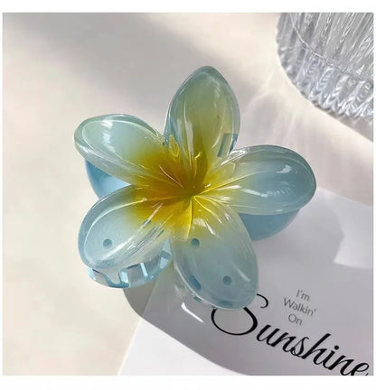 hair clip acrylic flower