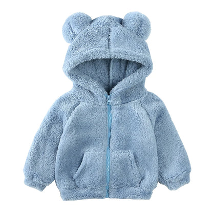 Children's jacket with bear ears