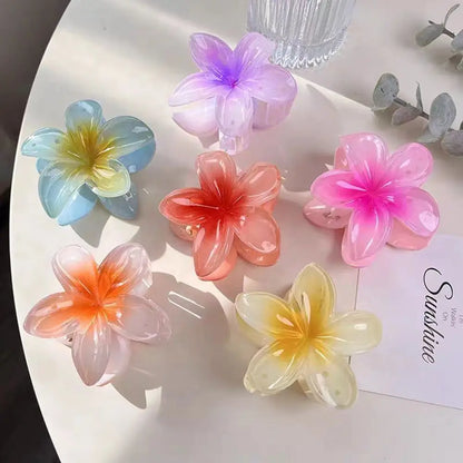 hair clip acrylic flower