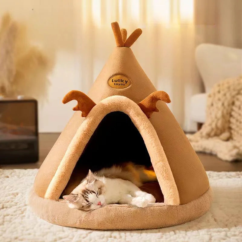 Cama acogedora para perros y gatos