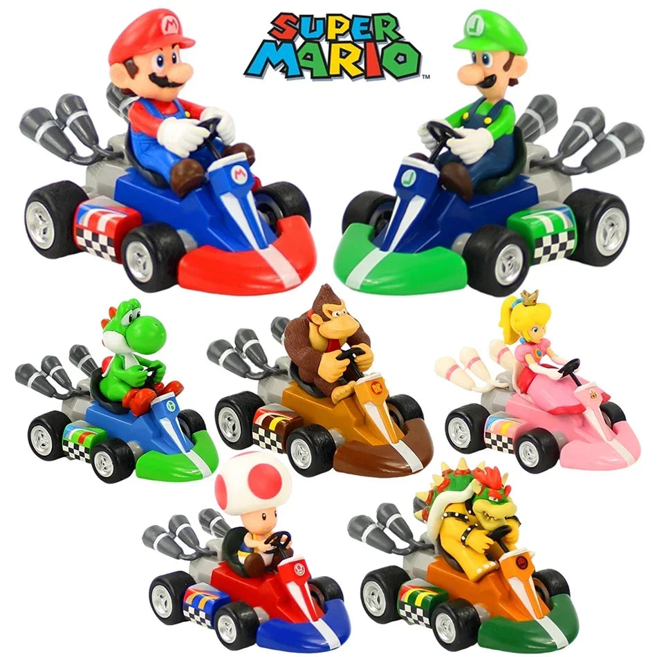 Super Mario Pull Back Cars