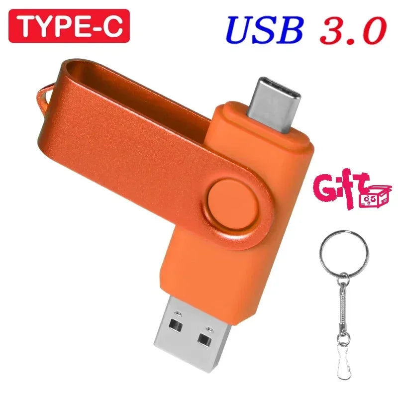 USB 3.0 Flash Drive 128 GB to 4 GB