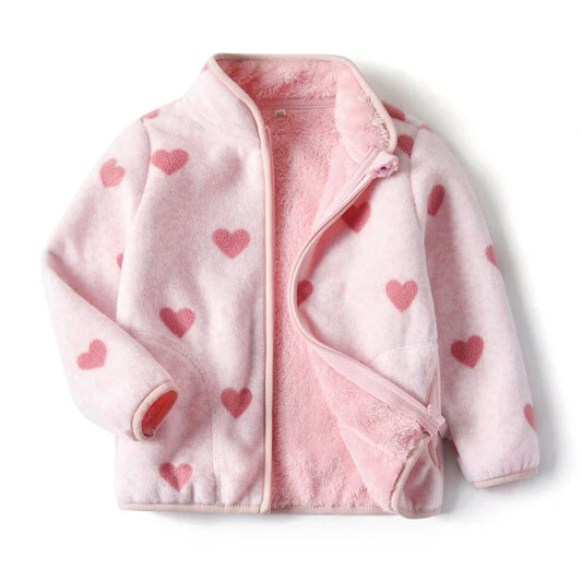 Children's fleece jacket in various designs 