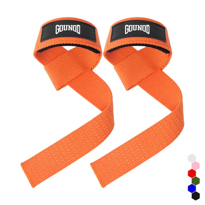 Weight lifting strap with anti-slip silicone for wrist support