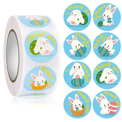 Easter bunny decoration stickers 