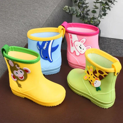 botas de goma para niños