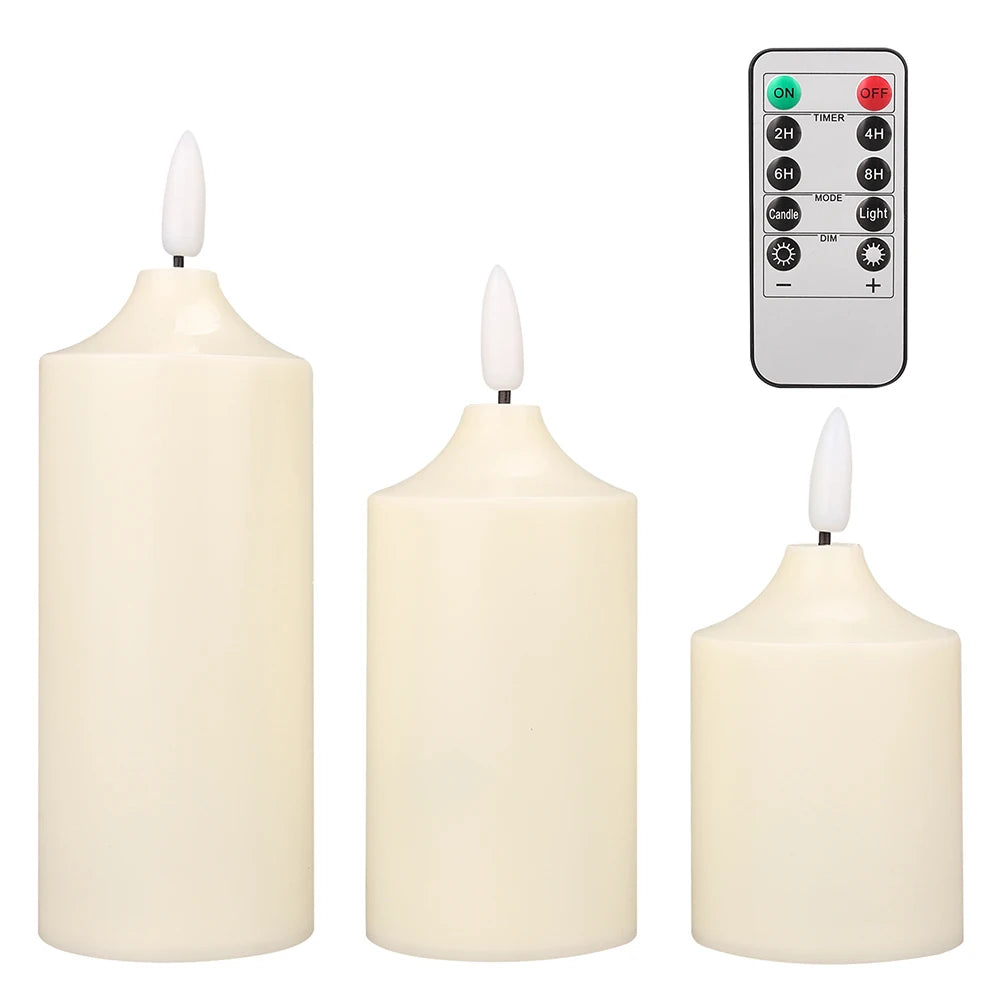 flickering candles with remote control