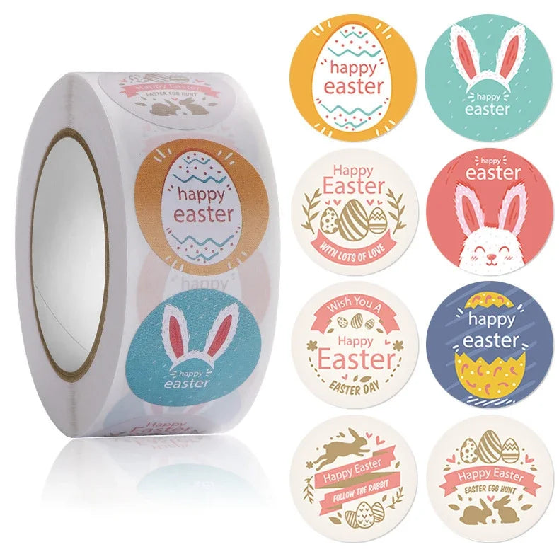 Easter bunny decoration stickers 