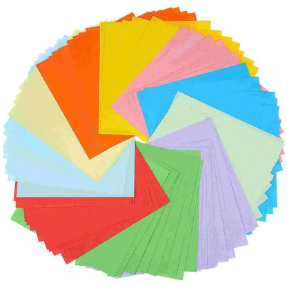 Papel de origami de colores 