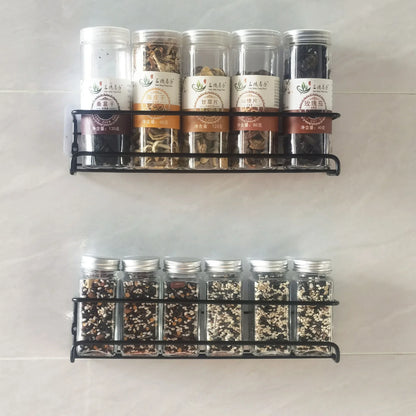 Wall Mounted Spice Rack Organizer