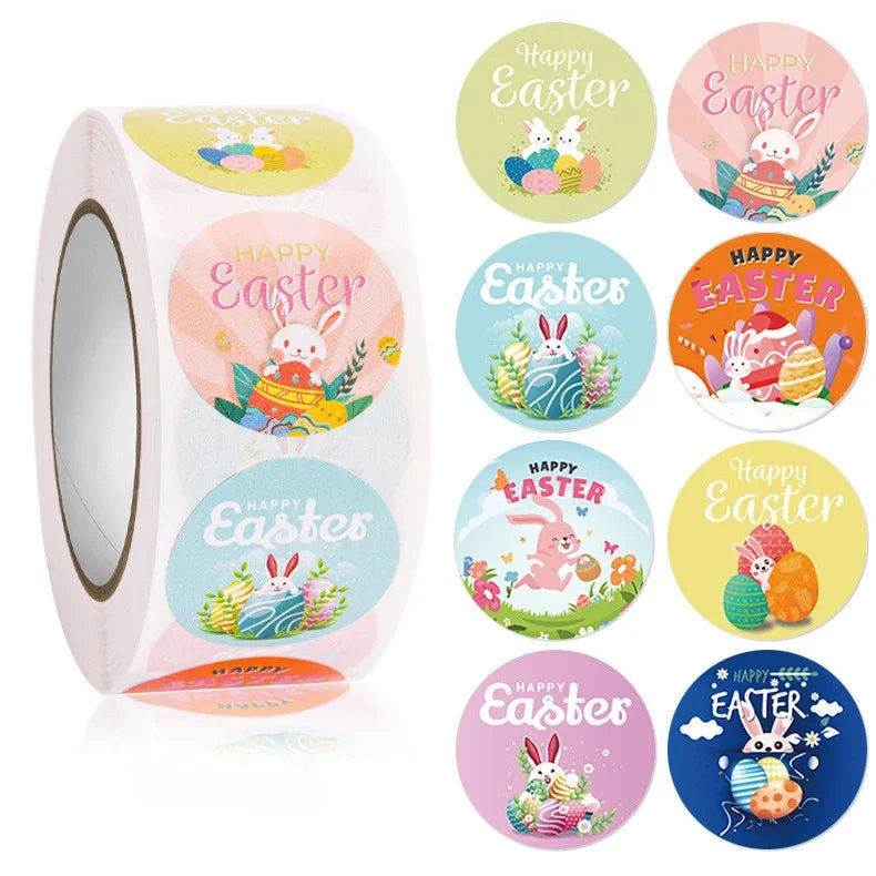 Easter bunny decoration stickers 