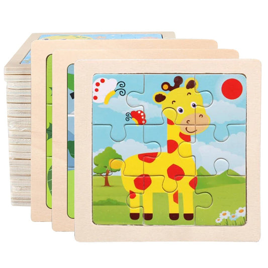 wooden puzzle for children