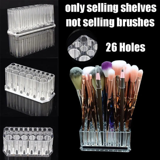 Transparent Makeup Brush Holder