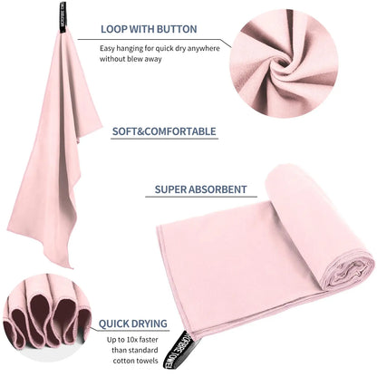 microfiber sports and beach towel